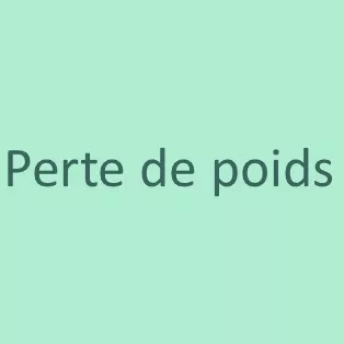 Perte de poids